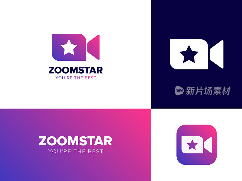 Zoom Star应用程序符号设计